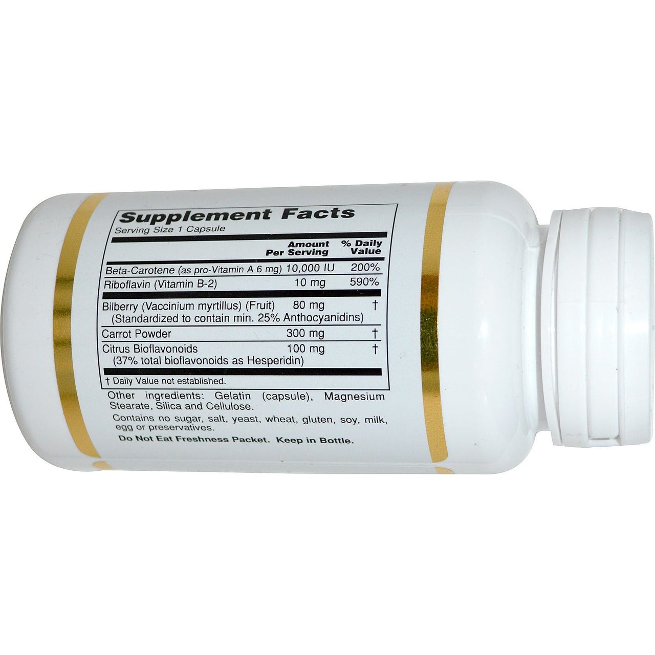 California Gold Nutrition, Bilberry Complex, 80 mg, 60 Capsules