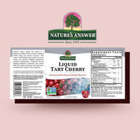 Thumbnail for Nature's Answer Tart Cherry 8 Ounce Liquid | Promotes Recovery & Sleep | Rich in Anthocyanins | Non GMO | Gluten Free | Vegan