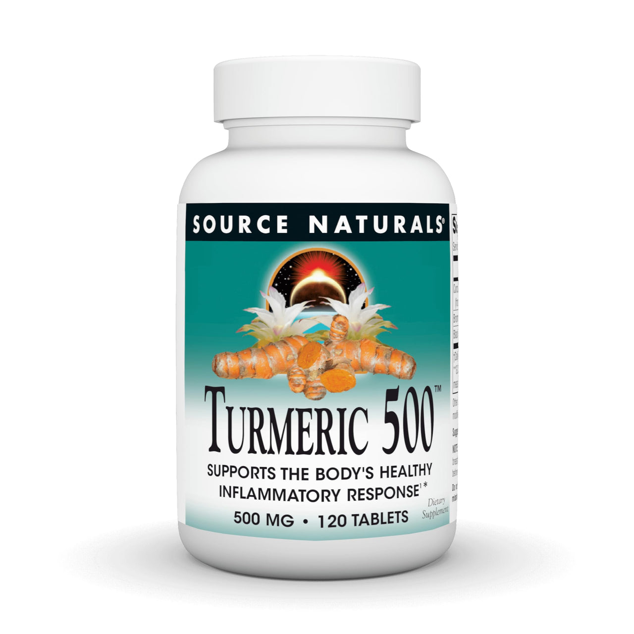 Source Naturals Turmeric 500, 500 mg - 120 Tablets