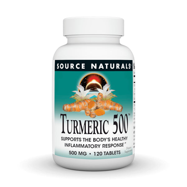 Source Naturals Turmeric 500, 500 mg - 120 Tablets