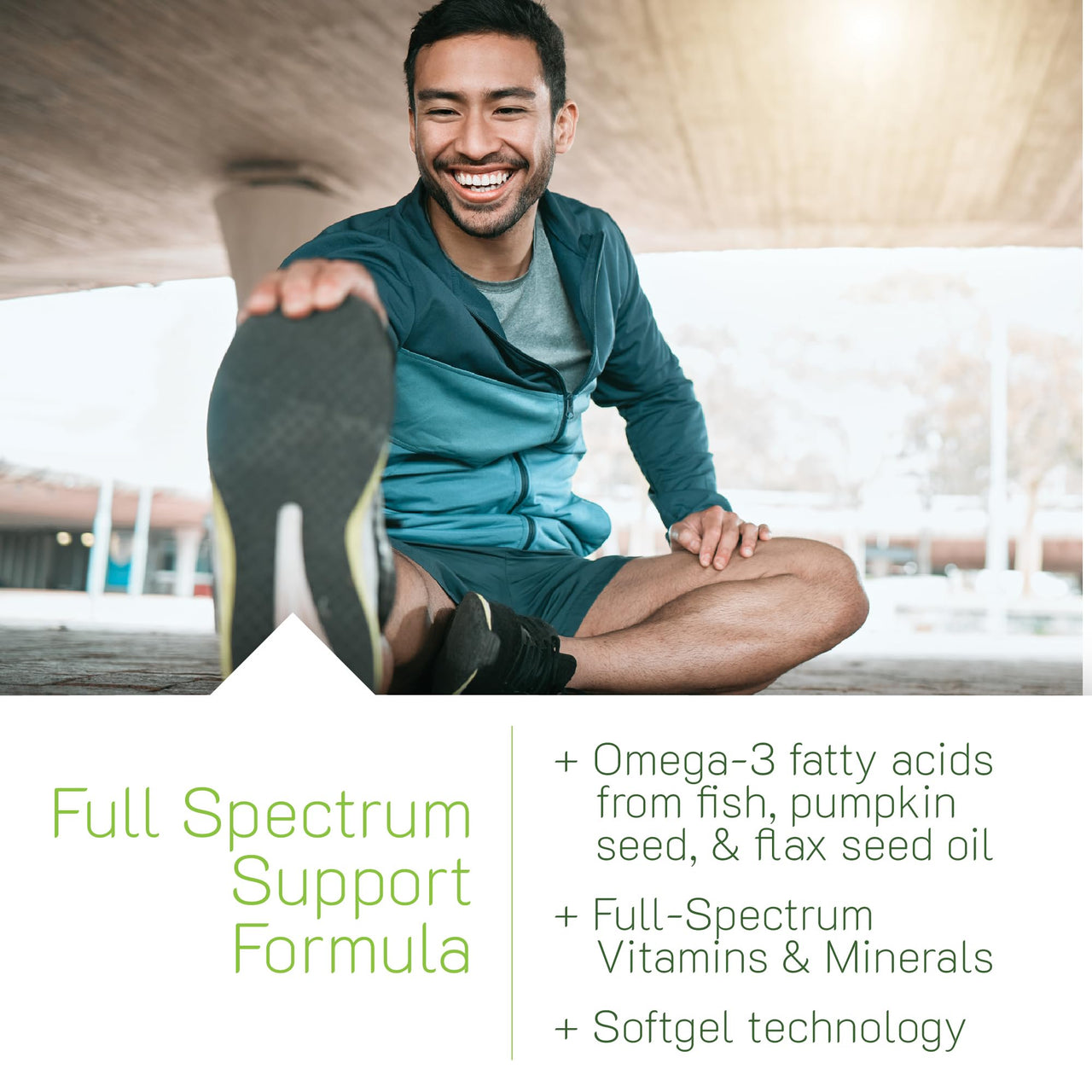 Irwin Naturals Men's Living Green Liquid-Gel Multi - 70 Essential Nutrients, Full-Spectrum Vitamin Supplements for Men, Wholefood Blend - Promotes Brain & Adrenal Support - 120 Liquid Soft-Gels