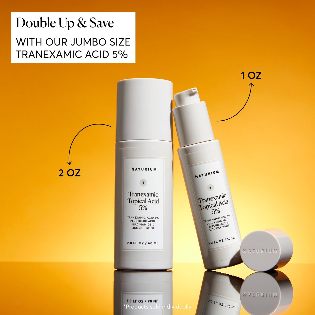 Naturium Tranexamic Topical Acid 5% Jumbo, Face & Skin Care with Kojic Acid, Niacinamide & Licorice Root, 2 oz