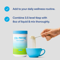 Thumbnail for Vital Proteins Collagen Peptides + Biotin 10000mcg Hair Complex, Hair Growth Supplement - Clinically Studied Lustriva to Promote Thicker Fuller Hair, 20g Unflavored Collagen for Women 11.4oz Powder