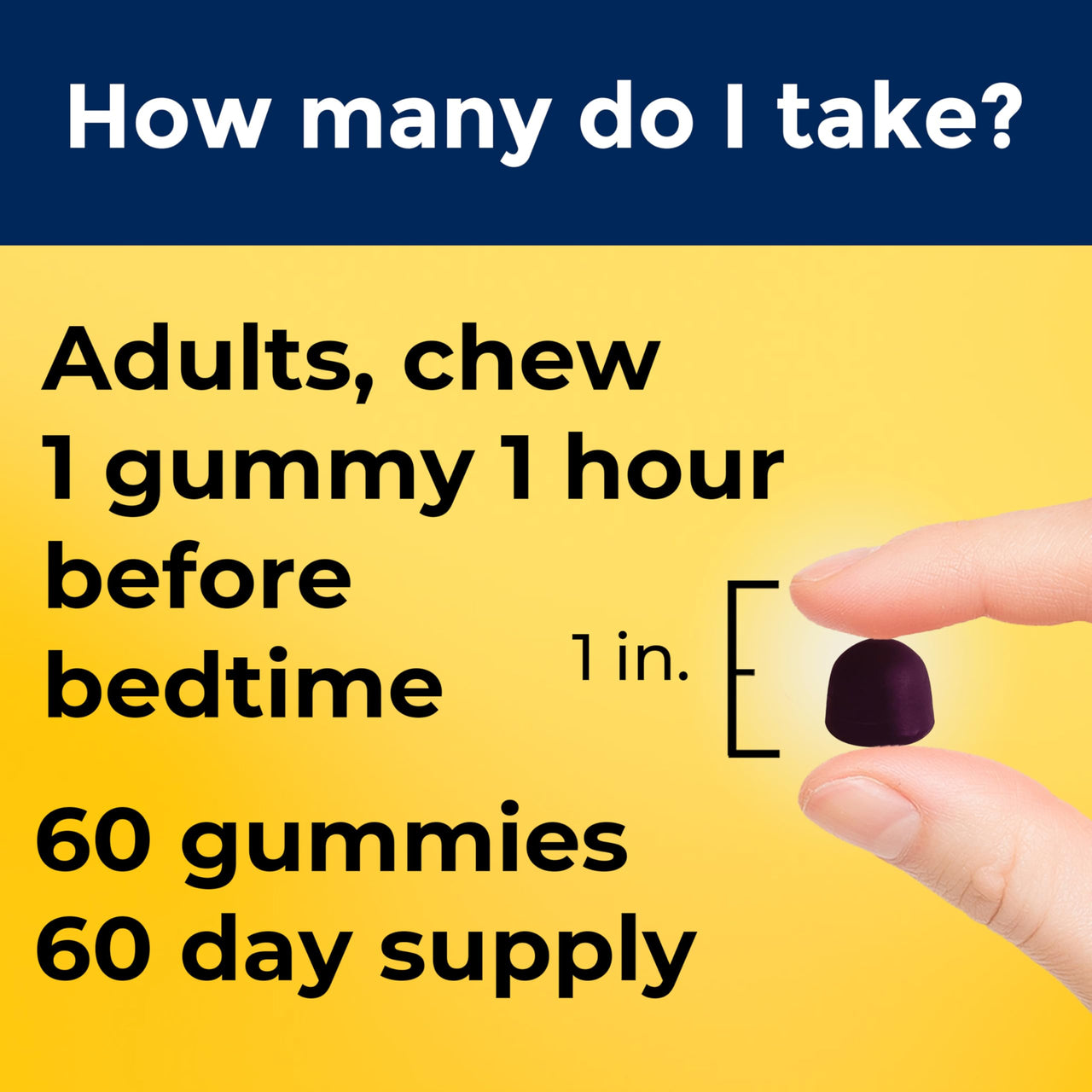 Nature Made Time Release Melatonin 3mg Gummies, 100% Drug Free Sleep Aid for Adults, 60 Melatonin Gummies, 60 Day Supply