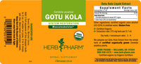 Thumbnail for Herb Pharm Certified Organic Gotu Kola Liquid Extract for Musculoskeletal System Support - 4 Ounce