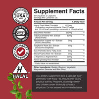 Thumbnail for Horny Goat Weed for Men - Extra Strength Male Supplement with Black Maca Root, Tongkat Ali, Saw Palmetto & Panax Ginseng Extract for Stamina & Energy - 60 Count