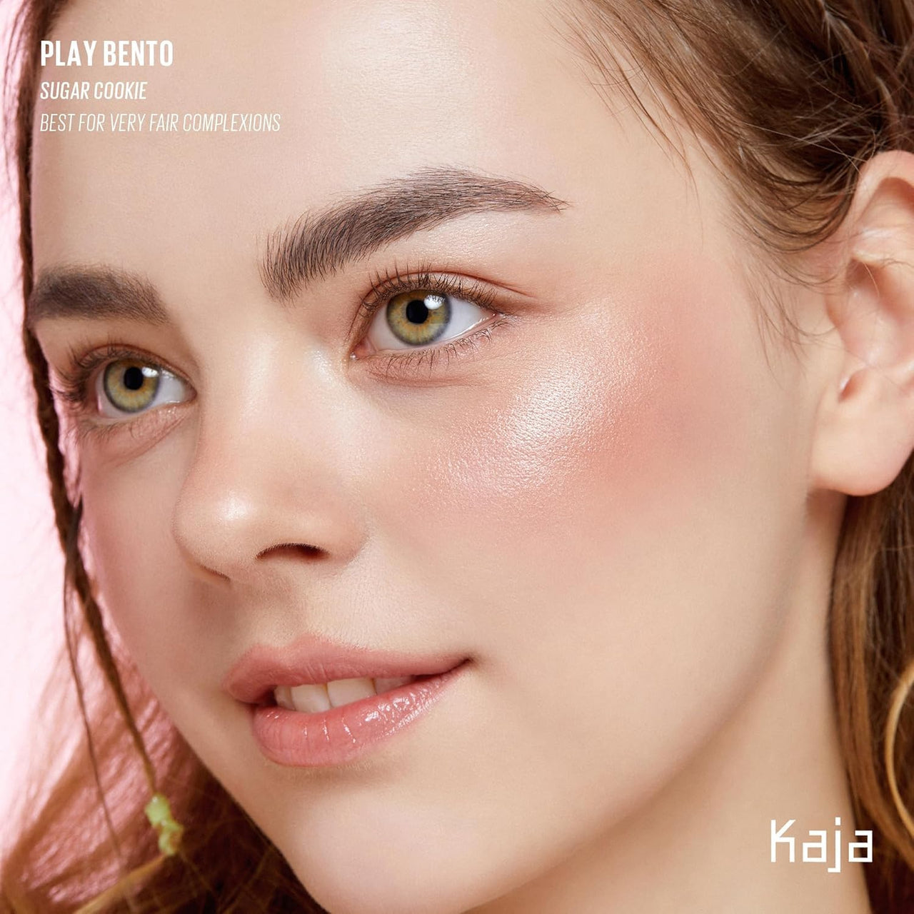 Kaja 3-in-1 Blendable Sculpting Trio - Play Bento | with Mango Seed Butter, Cream Bronzer, Powder Blush, and Highlighter, 00 Sugar Cookie