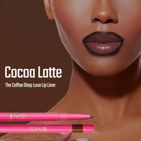 Thumbnail for Juvia's Place Coffee Shop Luxe Lip Liner - Cocoa Latte - Colorstay Matte Finish Lip Pencil, Makeup for Natural Long Lasting Beauty and Sensational Wear, Lip Stain Kiss Proof Cosmetics