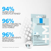 Thumbnail for La Roche-Posay Effaclar Multi-Target Blemish Patches, Hydrocolloid Pimple Patches For Face Shields, Targets & Absorbs, Suitable Under Makeup, 22 Patches, 12 Small Size & 10 Medium Size