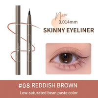Thumbnail for Judy Doll Liquid Eyeliner, Ultra Fine Liquid Eyeliner Waterproof with Smooth Strong Fibres, Smudge-proof, Longwearing, Smooth Eye Liners with Ultra-Fine Tip (#08 Reddish Brown)