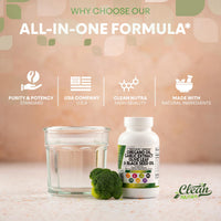 Thumbnail for Clean Nutra Oregano Oil with Black Seed Oil Garlic Olive Leaf Extract - Oil of Oregano Capsules Immune Support Carvacrol & Thymoquinone Supplement for Women and Men + Elderberry Vitamin D3 & Zinc
