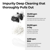 Thumbnail for SOME BY MI Charcoal BHA Pore Clay Bubble Mask – 4.23oz, 120g – Korean Exfoliating Face Wash & Bubble Face Mask – Salicylic Acid Cleanser for Sebum and Pore Care with Natural BHA – Korean Skin Care