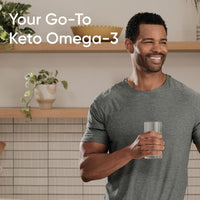 Thumbnail for Sports Research Keto Omega Fish Oil with Wild Sockeye Salmon, Antarctic Krill Oil, Astaxanthin & Coconut MCT Oil - 1200mg of EPA & DHA per Serving | Keto Certified & Non-GMO Verified (120 Softgels)
