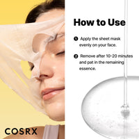 Thumbnail for COSRX Snail Mucin Sheet Mask 10 EA with Snail Mucin Serum, Hydrating Face Sheet Masks for Dry & Sensitive Skin, Korean Face Mask for Self Care, Korean Skin Care