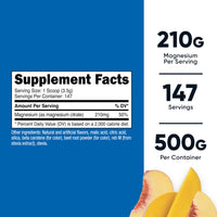 Thumbnail for Nutricost Magnesium Citrate Powder (Peach Mango, 500 Gram)