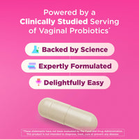 Thumbnail for OLLY Happy Hoo-Ha Capsules, Probiotic for Women, Vaginal Health and pH Balance, 10 Billion CFU, Gluten Free - 25 Count