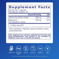 Thumbnail for Pure Encapsulations Calcium Magnesium (Citrate) - 240 g Calcium & 240 g Magnesium - Bone Health Support* - Non-GMO & Vegan - 90 Capsules