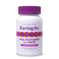 Thumbnail for BariMelts Bariatric Multivitamin with Iron, 60 Fast-Dissolving Tablets (1-Month Supply), Sugar-Free Bariatric Vitamins for Women, Natural Fruit Flavor