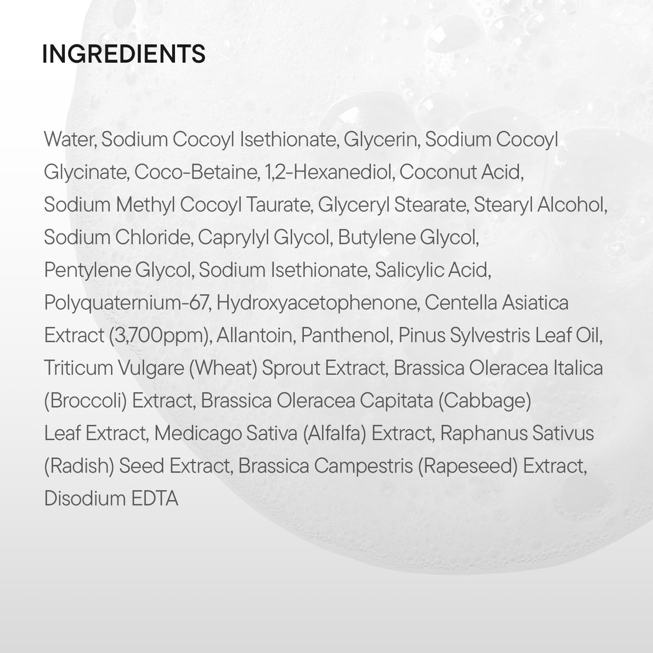 IUNIK Centella Mild Facial Foaming Cleanser - Non-stripping Sub-Acid w/Centella Asiatica 49% Moisturizing pH Balancing for Oily Dry Senstivie Acne-prone skin Vegan Korean Skincare