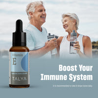 Thumbnail for TALYA Vitamin E Liquid Drops 0.34 fl.oz | Bone, Joint, Heart Health | for Scars & Skin | Glass Bottle with Dropper | Supplement, Non-GMO, Vegan