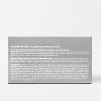 Thumbnail for Mediheal Retinol Collagen Under Eye Patches - Korean Hydrogel Eye Pads (60 patches) with 95% Retinol & 5 Micro Collagen. Nourishing & Non Irritating Eye Gel Mask. Sealing Cap & Spatula Included.