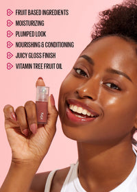 Thumbnail for Kaja Juicy Glass Lip Plumping Oil | 08 Cherry Cola | Hydrating, Feel Plumped and Lightweight with Vitamin Tree Fruit Oil, Vegan, Cruelty-Free, Clear Tint Stain Shine Gloss Plumper, Mother's Day
