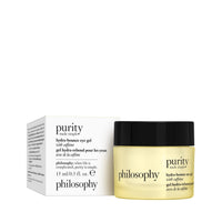 Thumbnail for philosophy purity made simple hydra-bounce eye gel - with meadowfoam seed oil, shea butter & gingko extract – provides 24-hour hydration for brighter & smoother skin - 0.5 fl oz