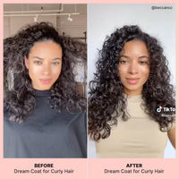 Thumbnail for COLOR WOW Dream Duo for Curly Hair- Switch up your style from curly to straight and back again. Featuring DREAM COAT and DREAM COAT CURLY with advanced frizz control + heat protectants for glossy hair