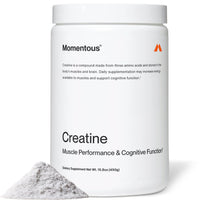 Thumbnail for Momentous Creatine Monohydrate Powder - Creatine Powder - Supports Strength, Lean Muscle, & Recovery for Men & Women - NSF Certified for Sport - 5 g per Serving - 90 Servings