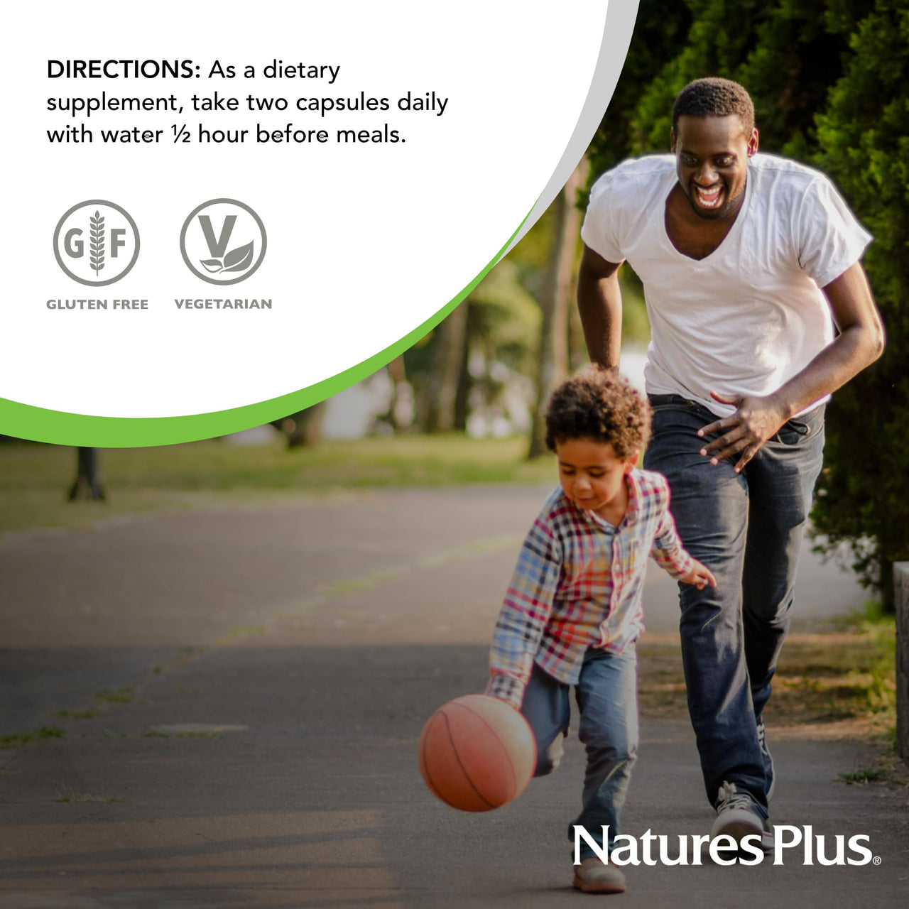 NaturesPlus Ultra InflamActin - 60 Capsules - Natural Anti-Inflammatory Supplement with Turmeric, Bromelain, MSM, Boswellia & Ginger - Joint Health Support - 30 Servings