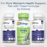 Thumbnail for SOLARAY Vitex Berry 400mg | Womens Healthy Hormone Balance Formula | Menstruation & Menopause Support, 100ct