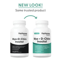 Thumbnail for Fairhaven Health Myo-Inositol and D-Chiro Inositol Supplement for Women | 40:1 Ratio | Female Fertility Supplement for Women and Hormone Balance* | Vegan | 120 Myo & D-Chiro Inositol Capsules
