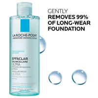 Thumbnail for La Roche-Posay Effaclar Micellar Cleansing Water Toner for Oily Skin, Oil Free Makeup Remover, Safe for Sensitive Skin with Thermal Spring Water