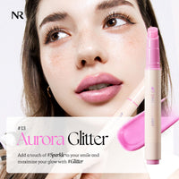 Thumbnail for Nature Republic HONEY MELTING LIP GLITTER (13 AURORA) SOFT LIP STICK Hydrating Gloss, Moisturizing balms, Shine Glimmer Finish, Shimmery-Sheer tint, korean make up