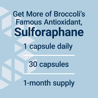 Thumbnail for Life Extension Optimized Broccoli with Myrosinase, Liver and Detox Supplement, Advanced bioavailable, Once-Daily, Non-GMO, Vegetarian, Gluten-Free, 30 Capsules