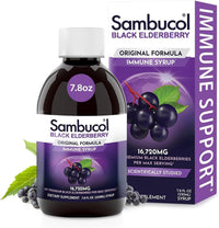 Thumbnail for Sambucol Black Elderberry Syrup Original Formula, 7.8 Ounce Bottle