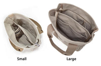 Thumbnail for Small Tote Bag with Zipper Tote Bag for Women Canvas Crossbody Bag Shoulder Bag Satchel Hobo Bag Messenger Bag 2024