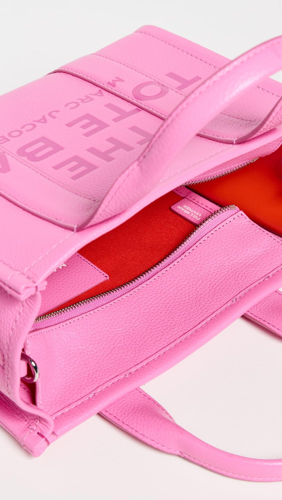 Marc Jacobs Womens The Leather Small Tote Bow Pink One Size