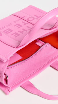 Thumbnail for Marc Jacobs Womens The Leather Small Tote Bow Pink One Size