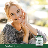 Thumbnail for Piping Rock Vitamin E 1000 IU Softgels | 120 Count | with D-Alpha and Mixed Tocopherols | Supplement for Men and Women | Gluten Free, Non-GMO