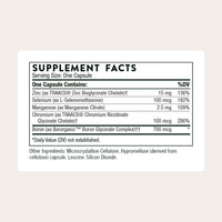 Thumbnail for THORNE - Trace Minerals - Dietary Supplement with Zinc, Boron & Selenium - Chelated Forms - Comprehensive Formula - 90 Capsules
