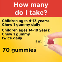 Thumbnail for Nature Made Kids First Multivitamin with Omega-3, Kids Gummy Multivitamins with Vitamins and Minerals for Nutritional Support, 70 Gummies