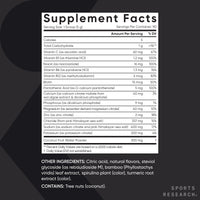Thumbnail for Sports Research Hydrate Electrolytes Powder - Sugar-Free & Naturally Flavored with Vitamins, Minerals, and Coconut Water - Supports Hydration - Cherry Pomegranate & Lemon Lime