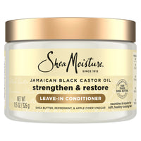 Thumbnail for SheaMoisture Jamaican Black Castor Oil Leave In Conditioner 100% Pure Jamaican Black Castor Oil For Damaged Hair to Soften and Detangle Hair 11.5 oz