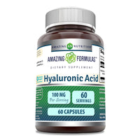 Thumbnail for Amazing Formulas Hyaluronic Acid 100 Mg Supplement | Capsules | Non-GMO | Gluten-Free | Made in USA (1 Pack, 60 Count)