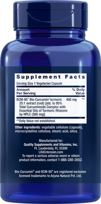 Thumbnail for Life Extension Super Bio-Curcumin Turmeric Extract 400mg, 90 Veg Caps - Vegetarian Capsules - Non-GMO - Highly Absorbable