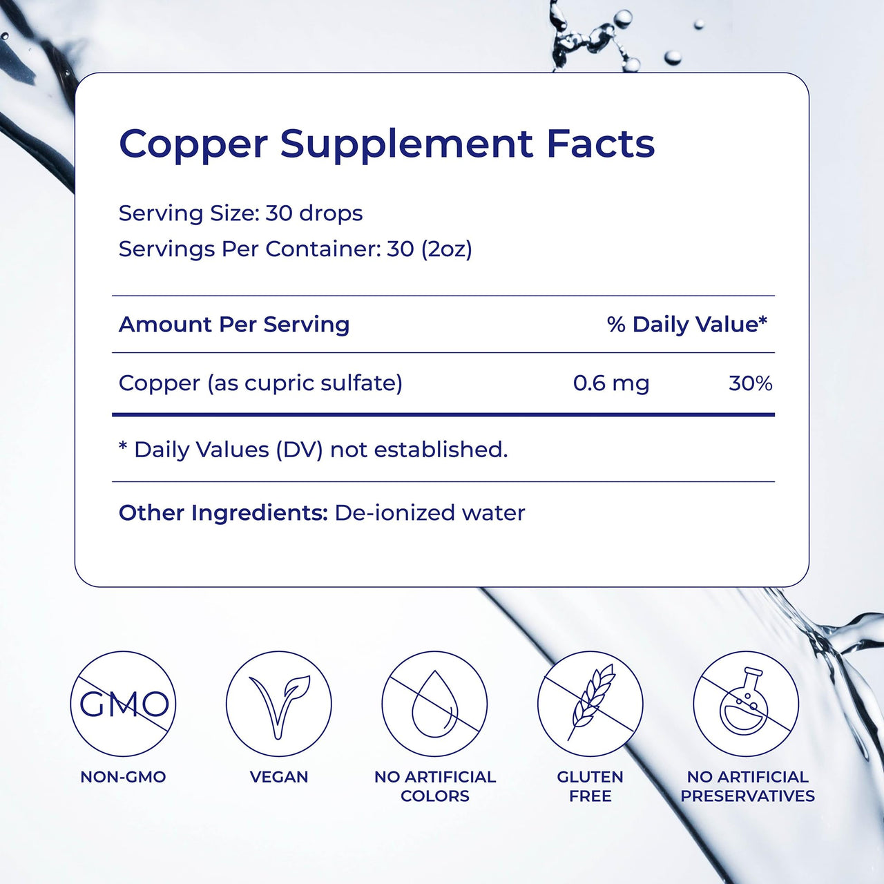 Eidon Ionic Minerals Copper - Ionized Copper Supplement for Women & Men, Liquid Concentrate Drops, Bioavailable Supplement for Red Blood Cell Support & Healthy Skin - 2 oz
