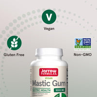 Thumbnail for Jarrow Formulas Mastic Gum 1000 mg - 60 Veggie Caps - Mastic Gum Capsules Supporting Stomach and Duodenal Health - 30 Servings