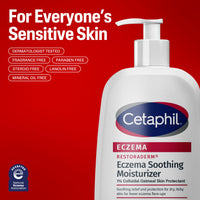 Thumbnail for CETAPHIL ECZEMA RESTORADERM Soothing Moisturizer, For Eczema Prone Skin, 16 oz, Fewer Symptom Flare-Ups, 48 Hour Hydration, 1% Skin Protectant Colloidal Oatmeal, Steroid Free, Doctor Recommended Brand