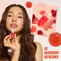 Thumbnail for Kaja Juicy Glass Lip Plumping Oil | 02 Raspberry Refresher | Hydrating, Feel Plumped and Lightweight with Vitamin Tree Fruit Oil, Vegan, Cruelty-Free, Clear Tint Stain Shine Gloss Plumper
